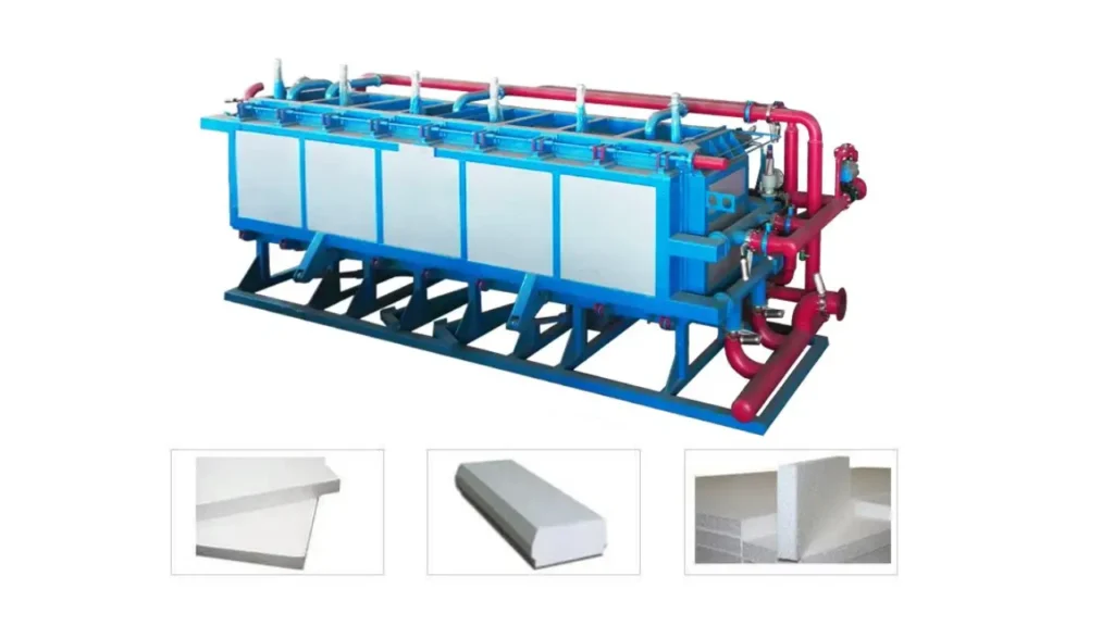 vacuum eps block molding machine structure