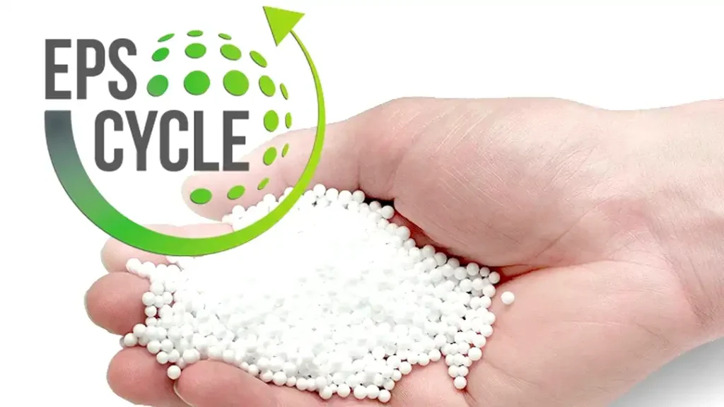 expandable polystyrene granule recycling