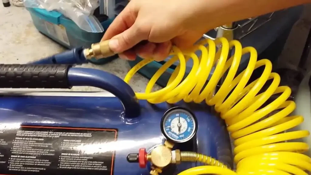 how fill a compressed air tank
