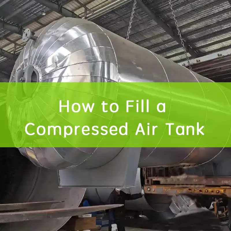 how to fill a compressed air tank