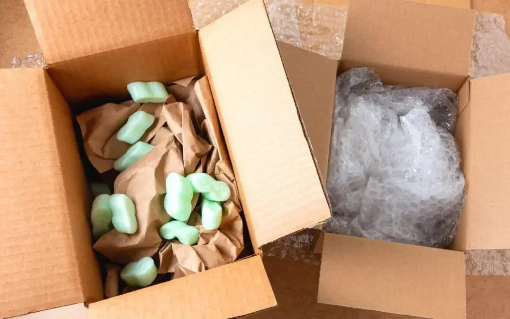 how to get rid of styrofoam packing material