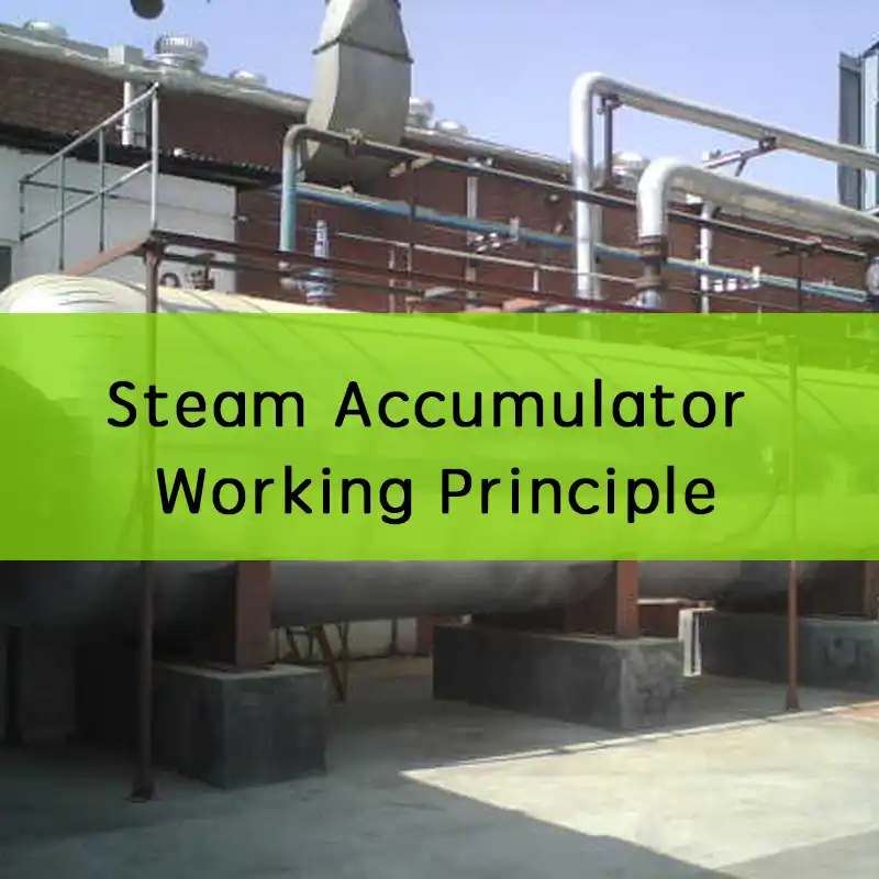 the steam accumulator working principle