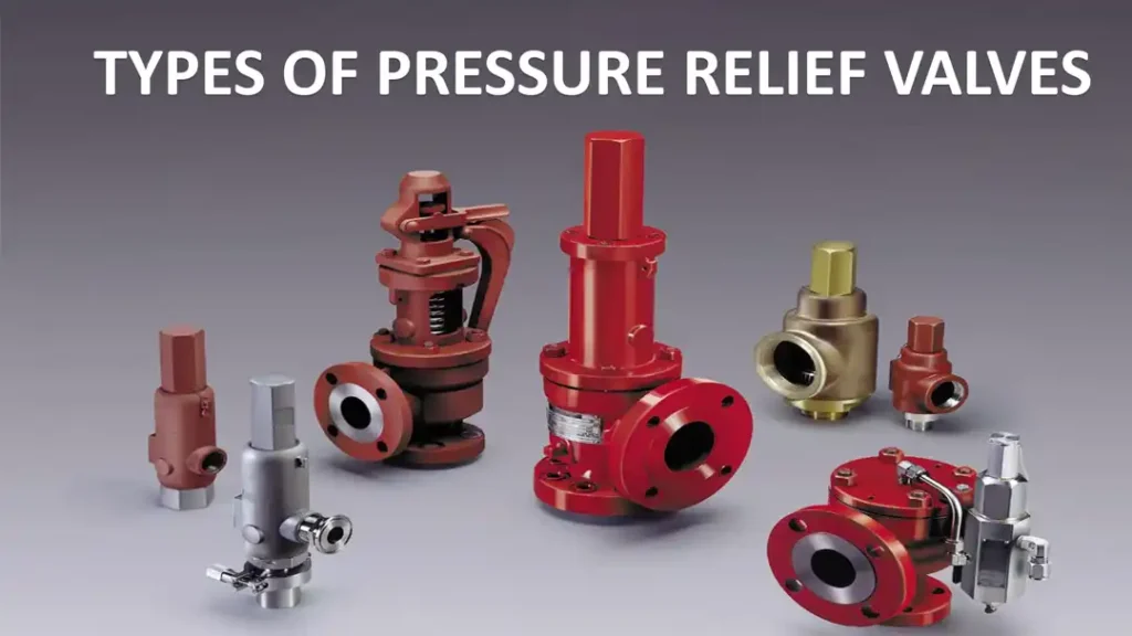 types of pressure relief valves prvs