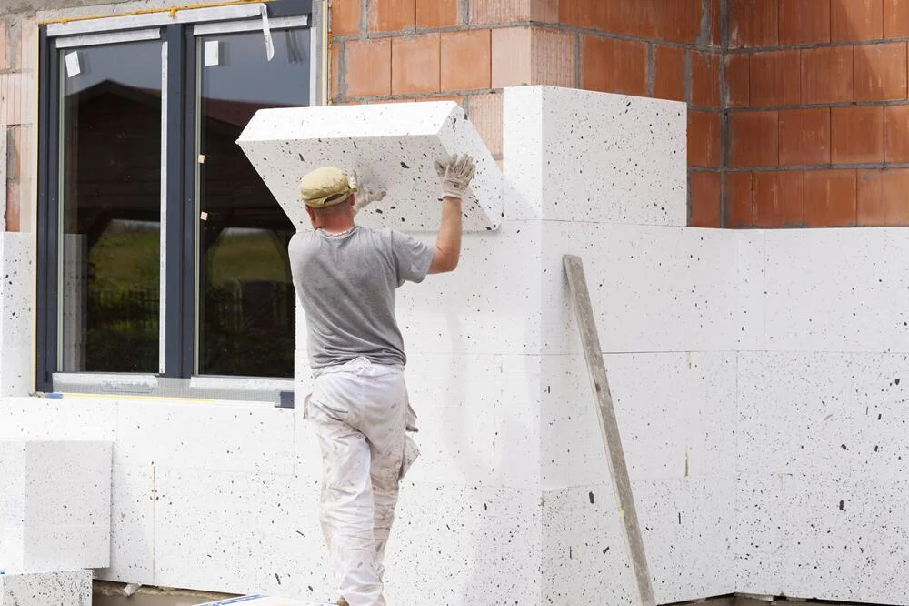 High Density Foam Blocks Wall Construction