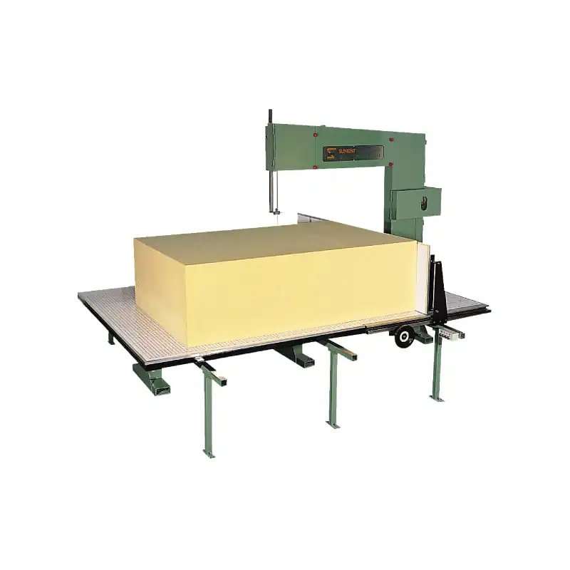 polyurethane foam cutting machine