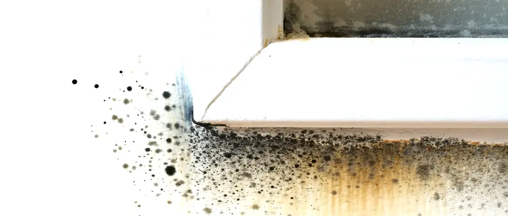 black mold of foam