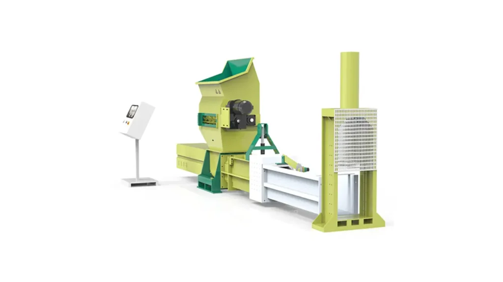 automatic styrofoam compactor