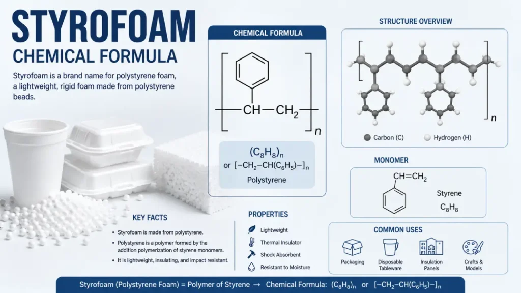 styrofoam chemical formula