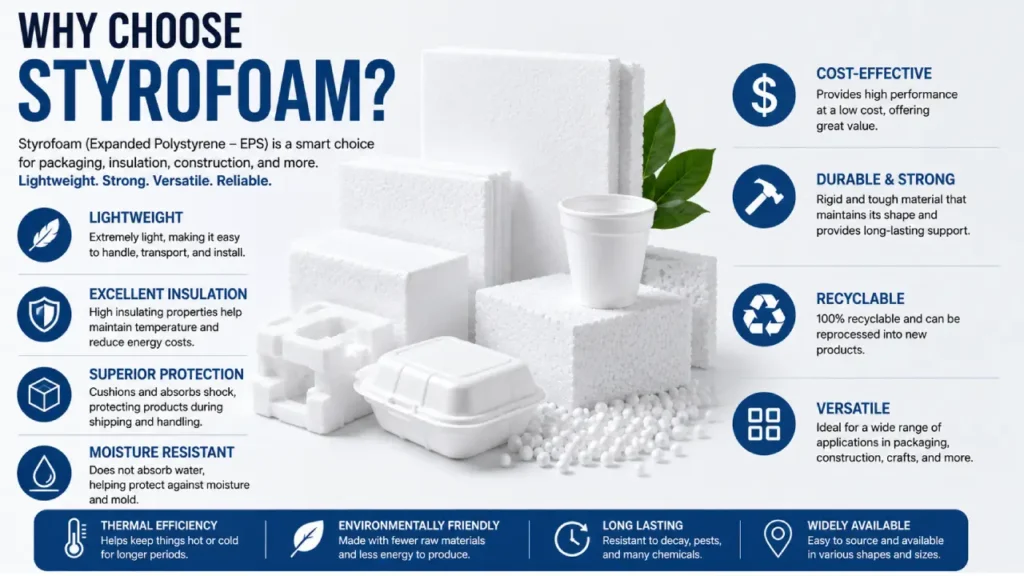 why choose styrofoam