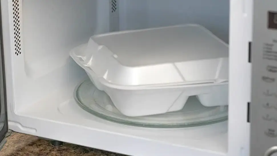 can styrofoam go in the microwave