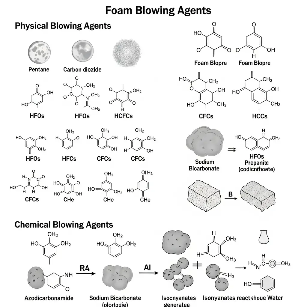 foam blowing agents examples