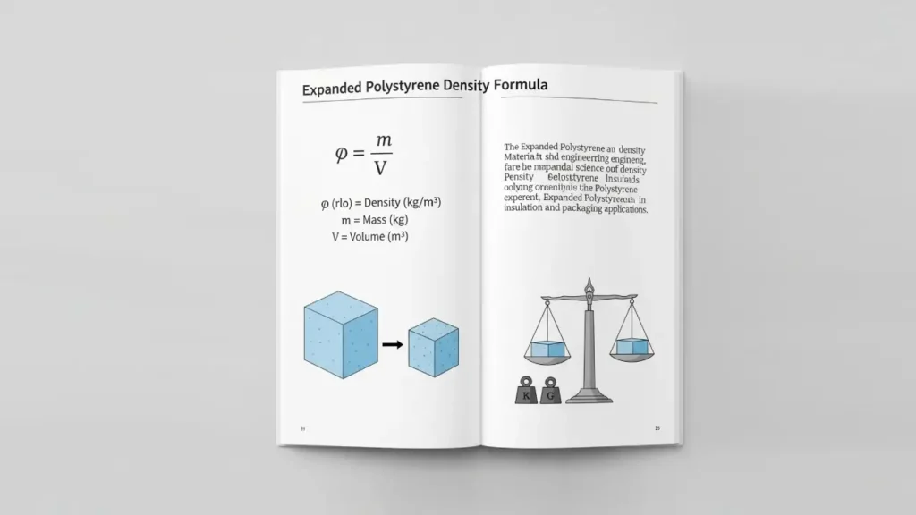 expanded polystyrene density formula