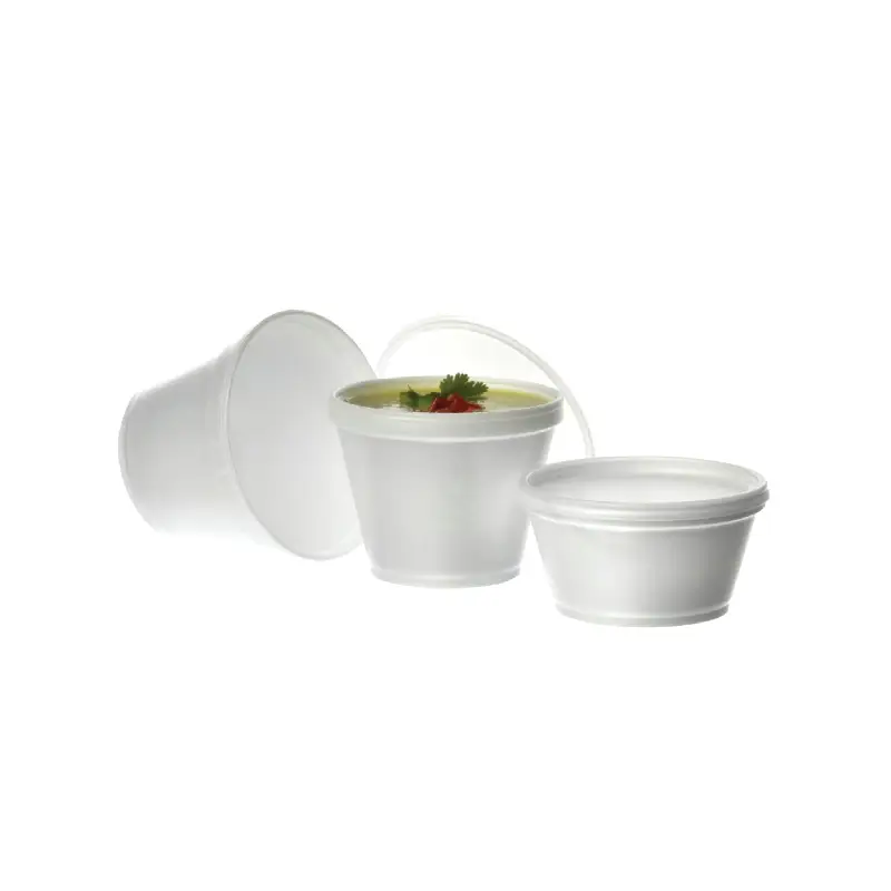 styrofoam soup take out containers