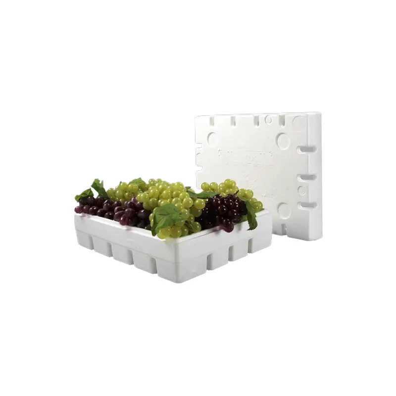 white epp fruit storage box