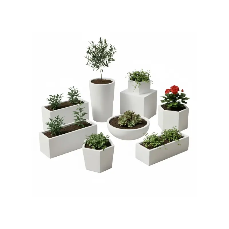 eps flower pot with different shapes