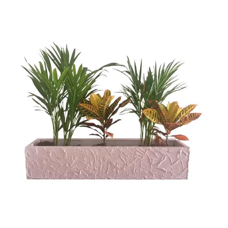 rectangular eps flower pot