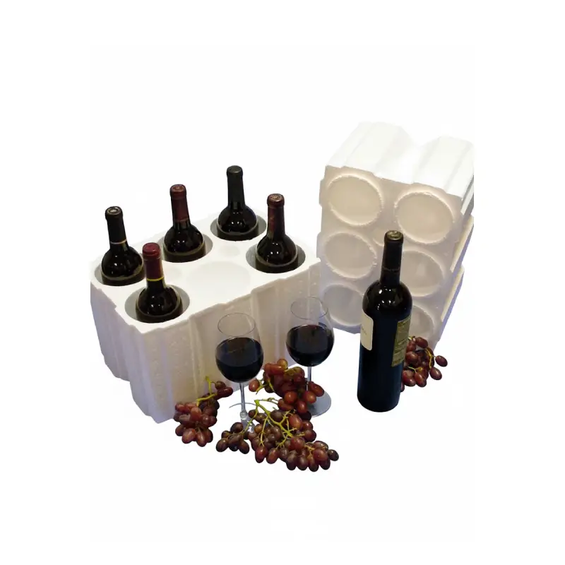 white eps wine shippers