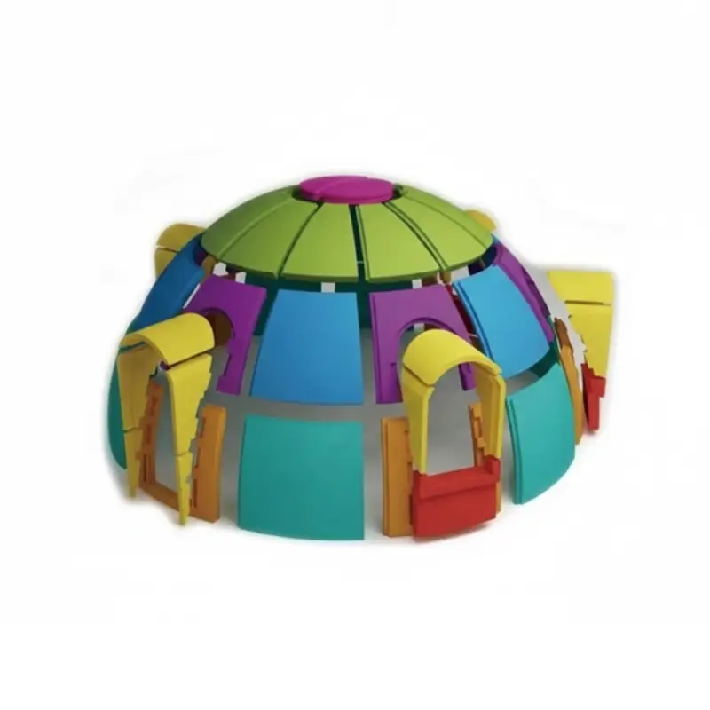 colored eps prefab dome house