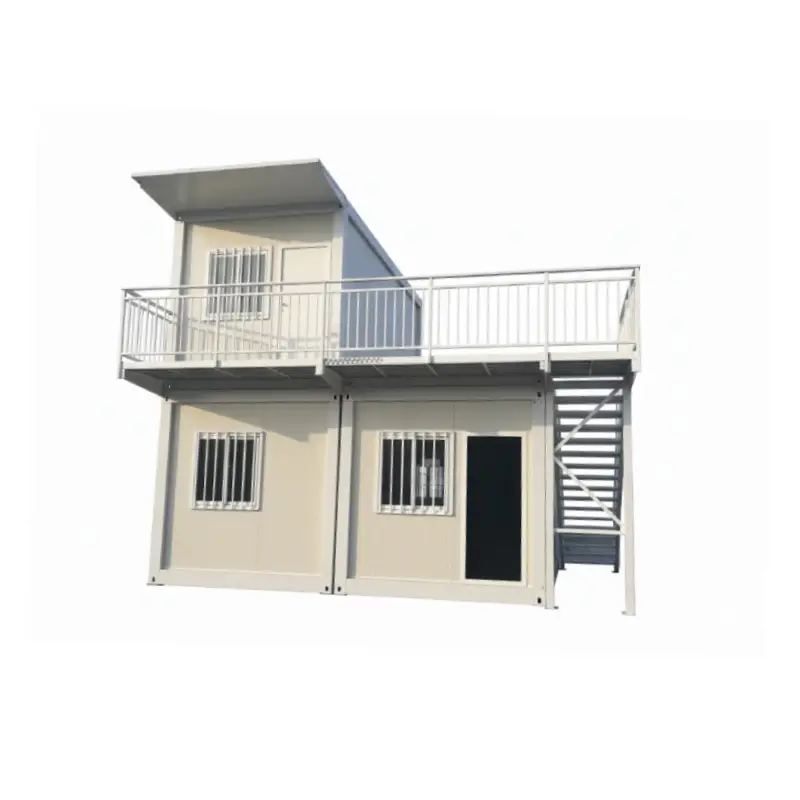 eps prefab house with stairs