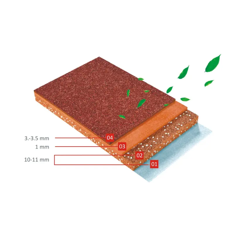 full pu athletic running track system