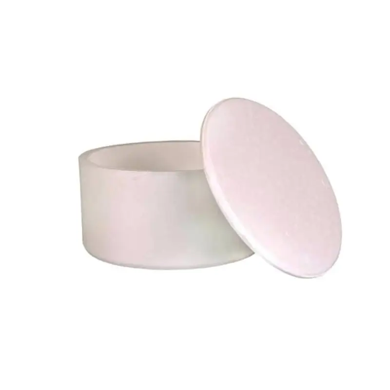 rounded styrofoam ice box