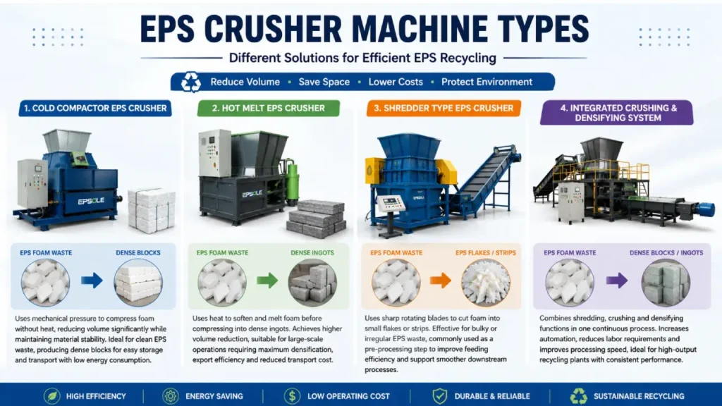eps crusher machine types
