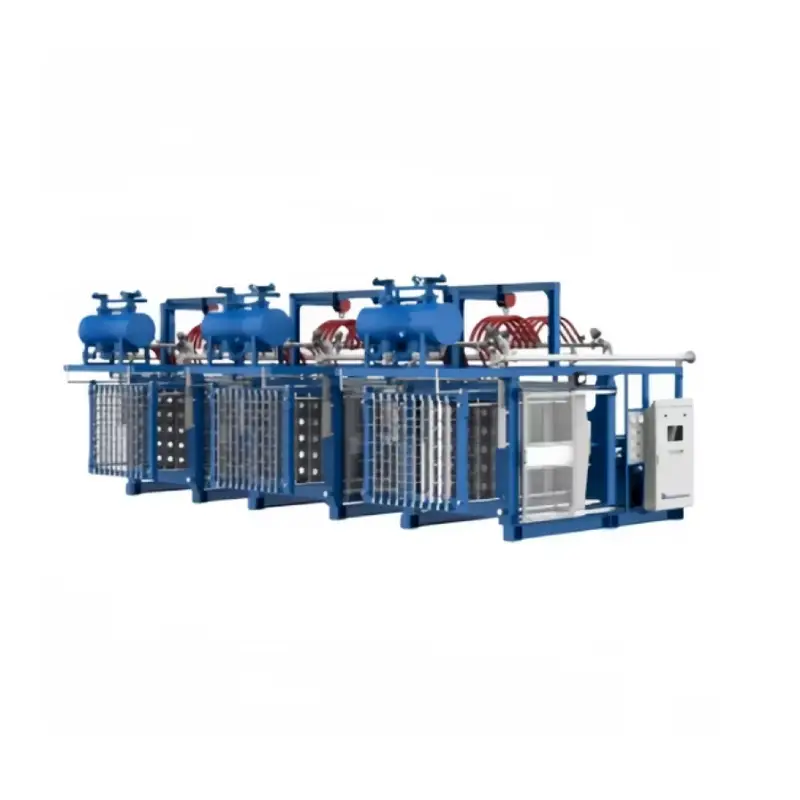 plc controlled eps block machine